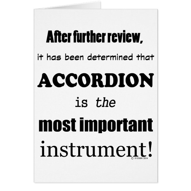 Das wichtigste Instrument (Vorne)