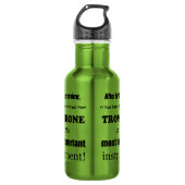 Das wichtigste Instrument Edelstahlflasche (Vorderseite)