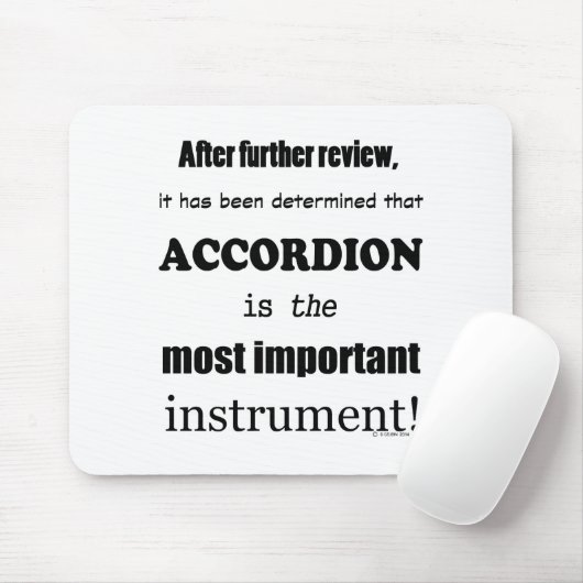 Das wichtigste Instrument Mousepad (Mit Mouse)