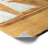 Das Wiegen des Herzens gegen das Feather Poster (Ecke)