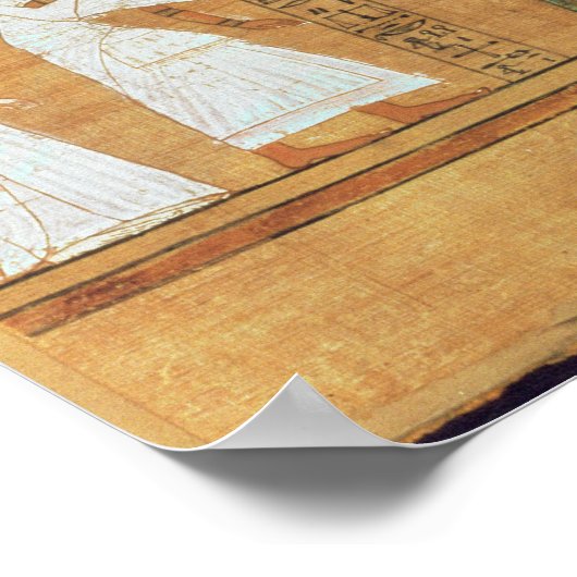 Das Wiegen des Herzens gegen das Feather Poster (Ecke)