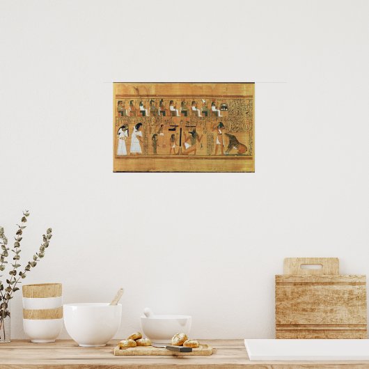 Das Wiegen des Herzens gegen das Feather Poster (Küche)