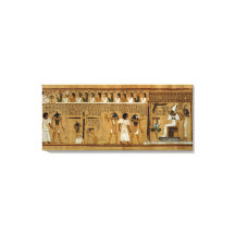 Das Wiegen des Herzens gegen Maats Feder