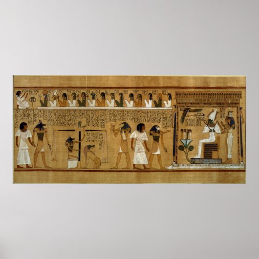 Das Wiegen des Herzens gegen Maats Feder Poster (Vorne)