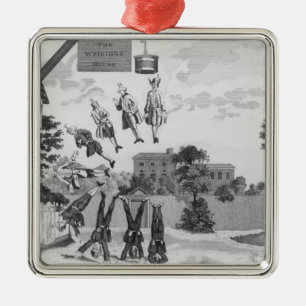 Das wiegende Haus Ornament Aus Metall