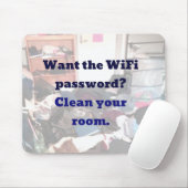 Das WiFi-Kennwort gewollt? Reinigen Sie den Mauspa Mousepad (Mit Mouse)