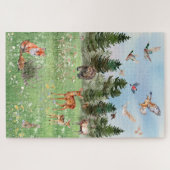 Das wilde Leben der Waldtiere Puzzle (Horizontal)