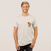 Das wilde Leben Tri-Blend Shirt (Vorderseite voll)
