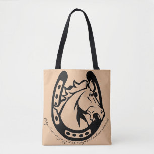 "Das wilde Pferd konnte mich nicht machen" Tasche