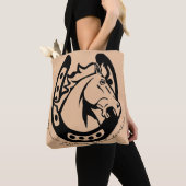 "Das wilde Pferd konnte mich nicht machen" Tasche (Von Nahem)