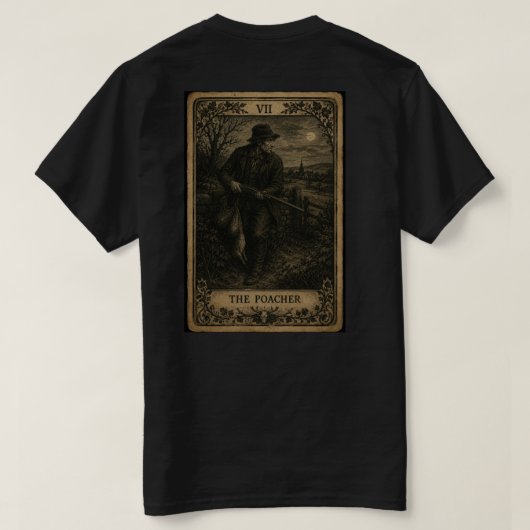 Das Wilderer-Karten-T-Shirt T-Shirt (Design Rückseite)