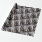 Das Wildpferd-Gemälde von Alfred Fox Geschenkpapier (Ungerollt)