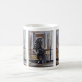 Das Wildpferd-Gemälde von Alfred Fox Kaffeetasse (Mittel)