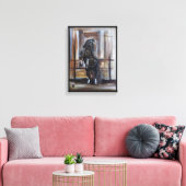 Das Wildpferd Gemälde von Alfred Fox Leinwanddruck (Insitu (Wohnzimmer))