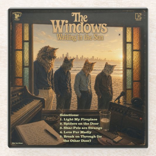 Das Windows-Album: eine Parodie Glasuntersetzer (Vorderseite)