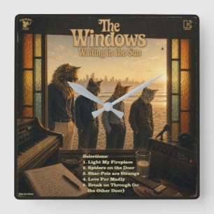 Das Windows-Album: eine Parodie Quadratische Wanduhr