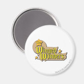 Das Winged Wonders-Logo Magnet (Vorderseite/Rückseite)