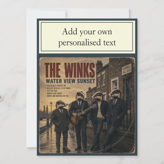 Das Winks-Album: eine Parodie (Vorderseite)