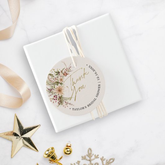 Das Winter-Brautparty der Saison Geschenkanhänger