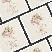 Das Winter-Brautparty der Saison Serviette