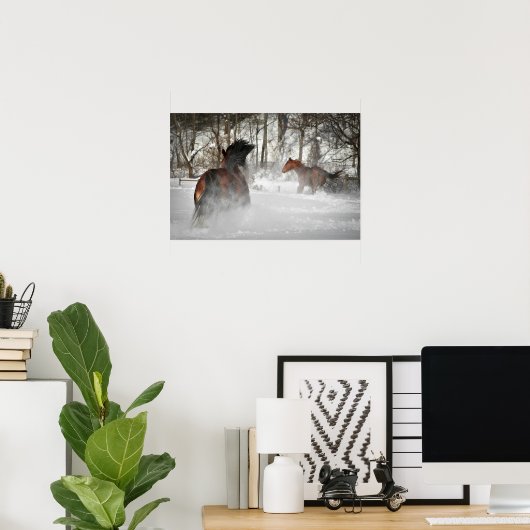 Das Winter Chase Horster Poster (Heimbüro)