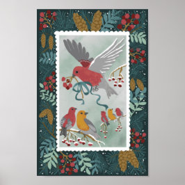 Das Winter Earth Song Green Poster