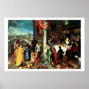 Das Winter-Fest, Ansammlung in dem bayerischen Poster