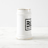 Das Wintergersten-Nations-Bier Stein Bierglas (Mittel)