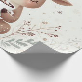 Das Winterwonderland von Reindeer Geschenkpapier (Ecke)