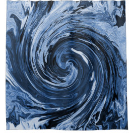 Das wirbelnde Curling... Duschvorhang