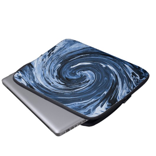 Das wirbelnde Curling... Laptopschutzhülle (Vorne Knopf)