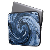 Das wirbelnde Curling... Laptopschutzhülle (Vorderseite Links)