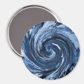 Das wirbelnde Curling... Magnet (Vorderseite/Rückseite)