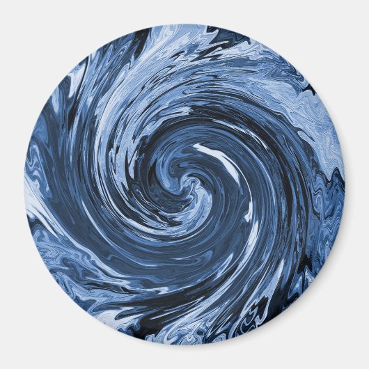 Das wirbelnde Curling... Magnet (Vorne)