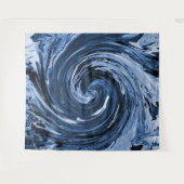 Das wirbelnde Curling... Wandteppich (Vorderseite (Horizontal))