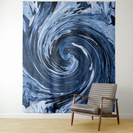 Das wirbelnde Curling... Wandteppich (Beispiel)