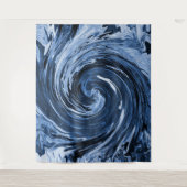 Das wirbelnde Curling... Wandteppich (Vorderseite)