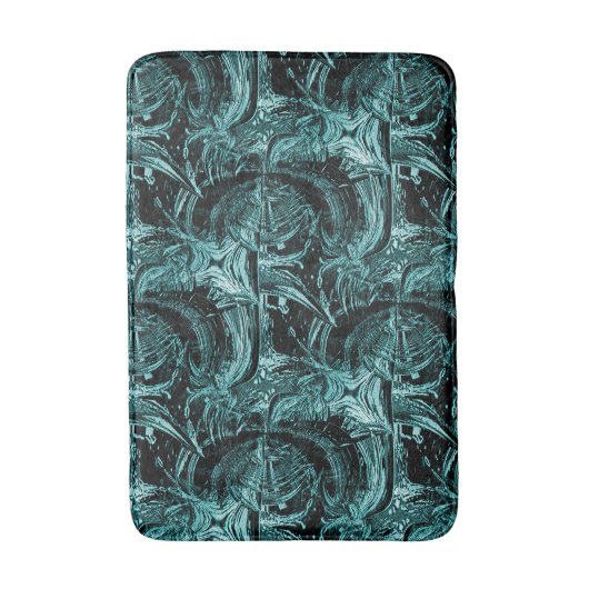 Das wirbelnde Meer...... Badematte (Vorderseite Vertikal)