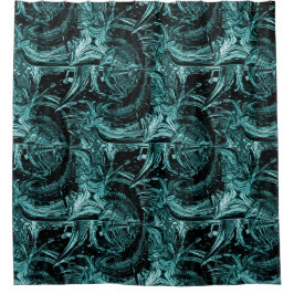 Das wirbelnde Meer...... Duschvorhang