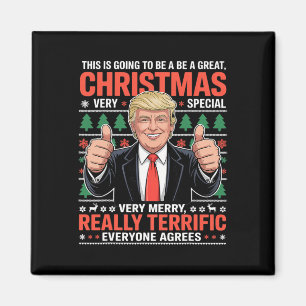 Das wird ein tolles Weihnachten Trump Hässlich  Magnet