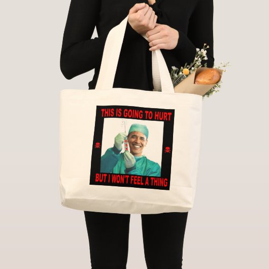DAS WIRD SCHWER, DU NICHT ICH. JUMBO STOFFBEUTEL (Vorderseite (Produkt))