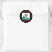 DAS WIRD SCHWER, DU NICHT ICH. RUNDER AUFKLEBER (Tasche)