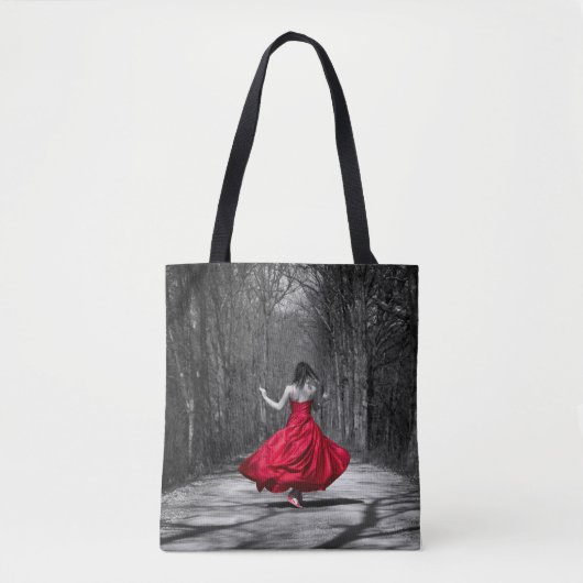 Das Wirken in der Woods Lady in Rot Tasche (Vorderseite)