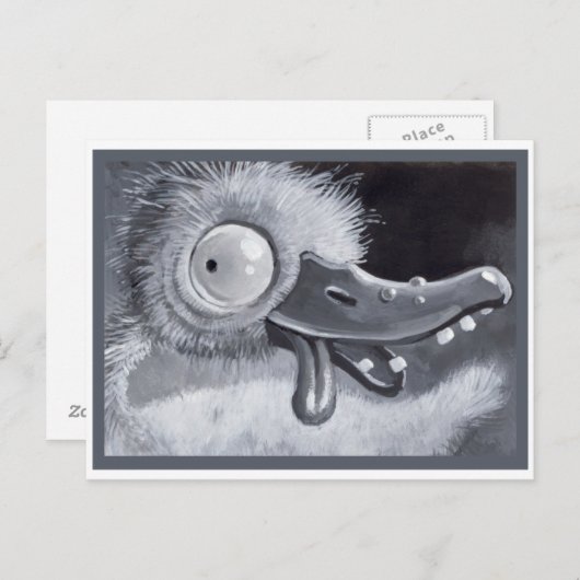 Das wirklich hässliche Duckling Postkarte (Vorne/Hinten)