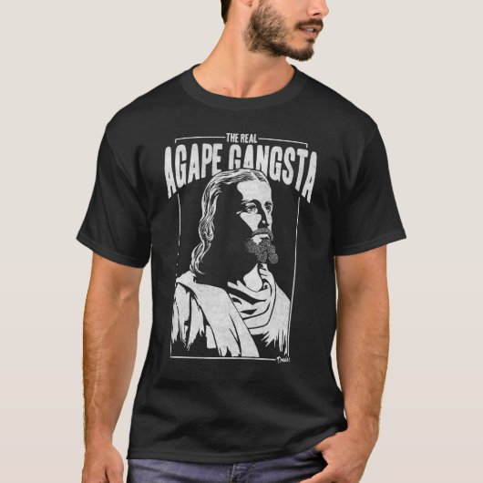 Das wirkliche gaffende Gangsta T-Shirt (Vorderseite)