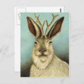 Das wirkliche Jackalope Postkarte (Vorne/Hinten)