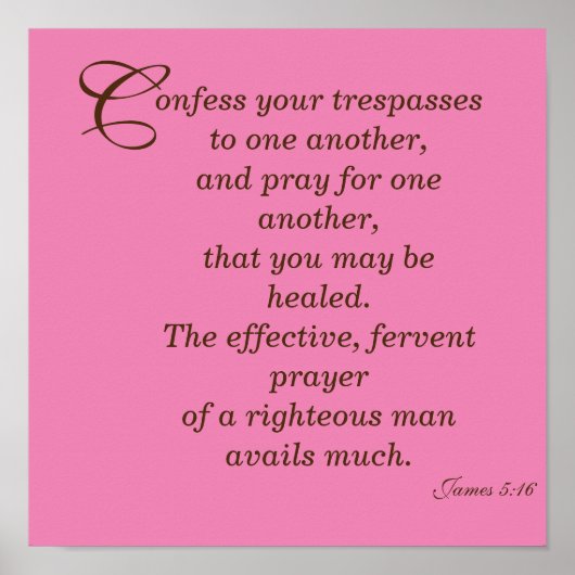 Das wirkungsvolle, glühende Gebet Poster (Vorne)