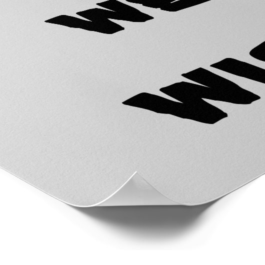 DAS WISE OLD OWL Poster (Ecke)