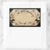 DAS WITCH-ETIKETT RECHTECKIGER AUFKLEBER (Tasche)