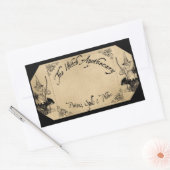 DAS WITCH-ETIKETT RECHTECKIGER AUFKLEBER (Umschlag)